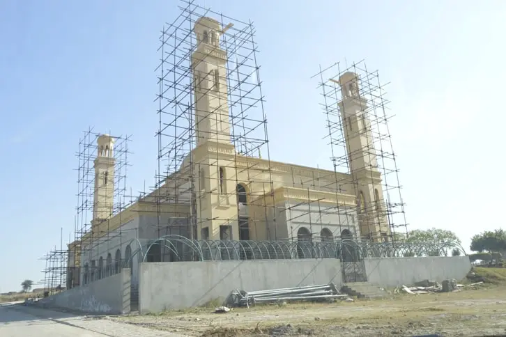 Taj Grand Mosque Construction